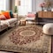World Rug Gallery Traditional Oriental Medallion Design Area Rug 3'3'' x 5' Burgundy 101BURGUNDY3X5 - alternate 1